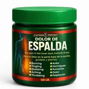 Dolor de Espalda Pain Relief Cream 125g – 250g Alivio para Dolor de Espalda, Glúteos y Piernas | Premium Muscle & Back Relief