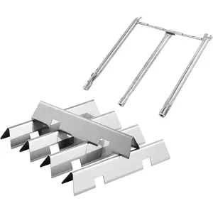 Spirit II E310 Grill Replacement Parts 7636 Flavorizer Bars 69787 Burners for Weber Spirit Grill Parts Spirit II E-310 II GS4 Grill Replacement Spirit 2 300 Series E-330 E-320 S-310 S-330 Flavor Bars