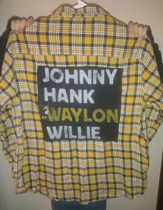 Upcycled Men's Flannel Shirt