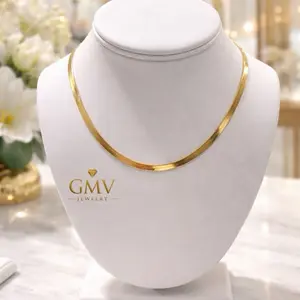 GMV Jewelry Aurora Luxe Necklace 18k Gold Plated Luxury Jewelry for Women