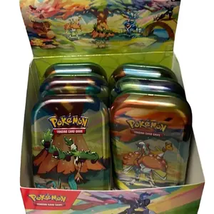 Pokémon obsidian flames and paradox rift Booster packs one stick sheet and a Pokémon art cart showing the art from the mini tin. pokemon cards