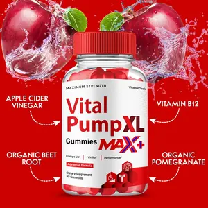 Vital Pump XL Max + Gummies for Men, 2x Stronger, VitalPump XL Max+ (1 Pack)