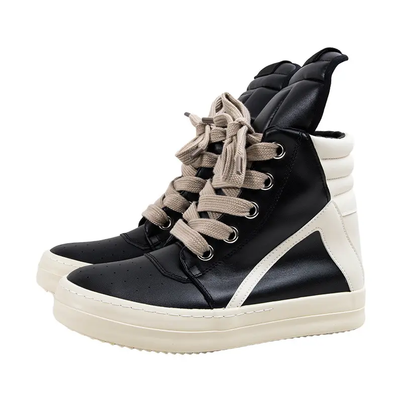 Brand GGOR White Deer Shoes: High-street Fashion High-top Design Casual Sneakers, New Side-zip Men's Shoes Available for Wholesale