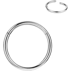 Men Women 316L Surgical Steel Hinged Nose Rings Hoop for Nostril Septum Cartilage Helix Daith Tragus Rook Conch Lip Ear Lobe Piercings