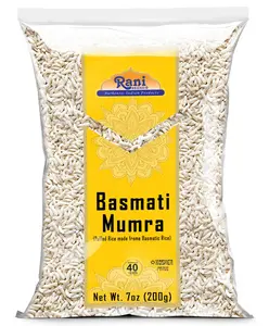 Rani Basmati Mamra (Puffed Rice) 7oz (200g) ~ All Natural, Indian Origin | No Color | Gluten Friendly | Vegan | NON-GMO | Kosher | No Salt or fillers