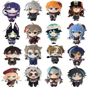Genshin Impact Zhong Li Xiao Wanderer Xiangling Aether Baizhu Kaveh Qiqi Jean Beidou Plush Doll Children Christmas Gifts 20cm