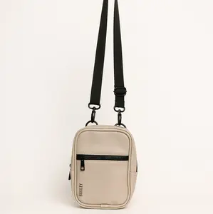 Leather Stone Crossbody Sling