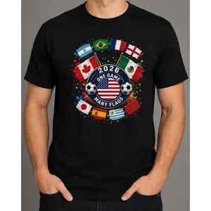 Unisex Modern Print Graphic T-Shirt, Short Sleeve Casual Tee