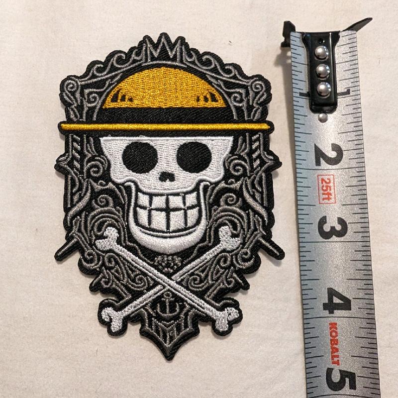 One Piece anime iron on patch 3 inches by 4 1/2 inches