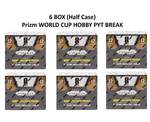 6 BOX BREAK - 2026 Panini Prizm FIFA World Cup Soccer Hobby HALF CASE BREAK B