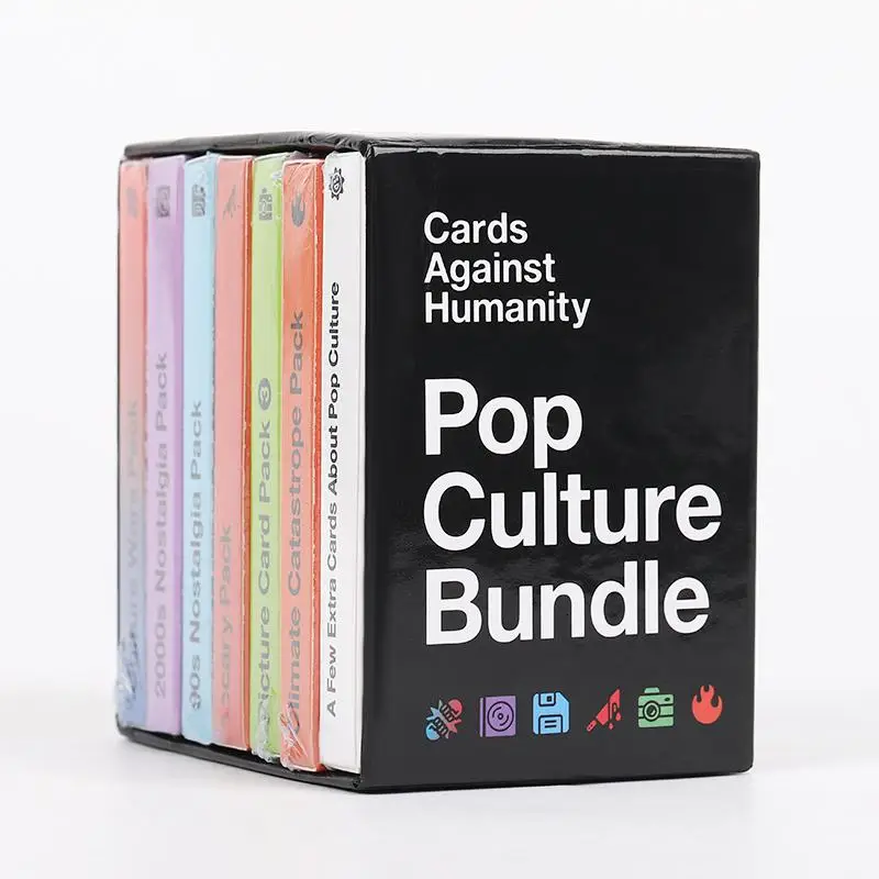 Card Against Humanity Pop Culture Bundle, 6 Counts/set Themed Expansion Packs, Fun Card Game for Adults, Party Game, Birthday Gift, Card Games, Card D