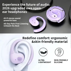 Open-Ear Sports Earbuds 5.4 | Wireless, IPX5 Waterproof, Earhook Design, 48H Battery, Mic for Running, Workout & Driving