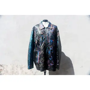 PAINTED LEATHER JACKET