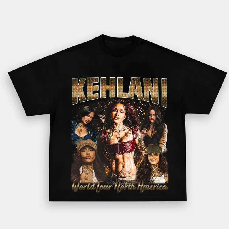 Kehlani World Tour 2026 Shirt Folded Vintage Music Tee HY6300