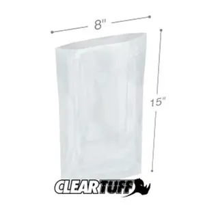 International Plastics  8 x 15 in. Clear Poly Bags, 0.004 Gauge - Case of 1000
