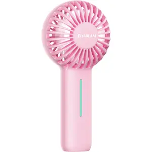 Portable USB Fan,Mini Electric Fan,USB Rechargeable Personal Fan with 3 Speeds,Lightweight Travel & Makeup Fan,Summer Gift for Women & Girls,Kids