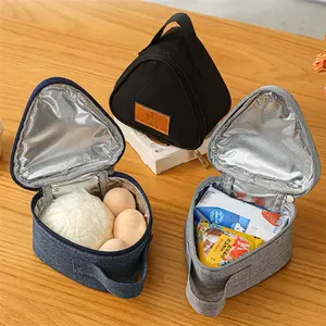 Overt Mini Triangular Tote Bag - Stylish Insulation for Your Snacks