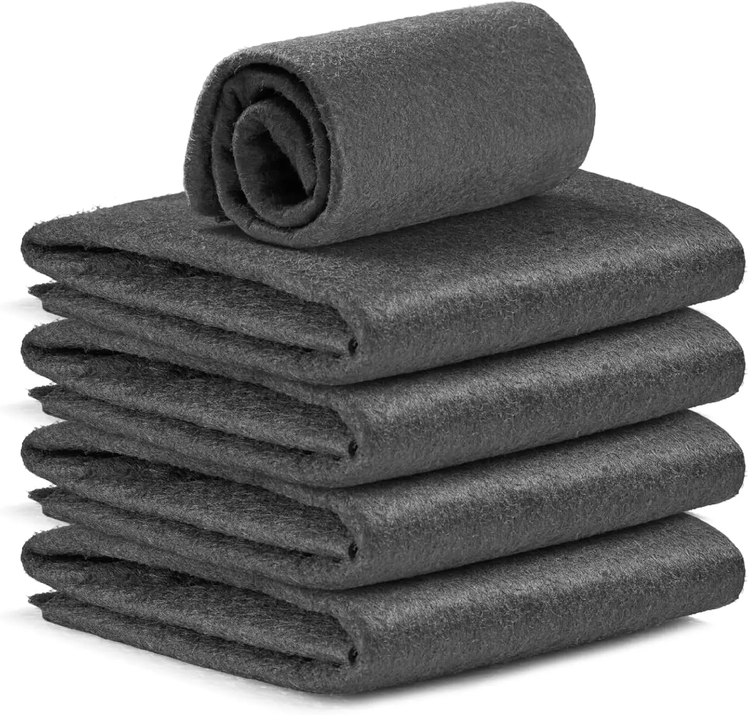 5Pcs Thickened Microfiber Magic Cleaning Cloths, Reusable Lint-Free Streak-Free Wipes for Glass, Windows and Car Surfaces