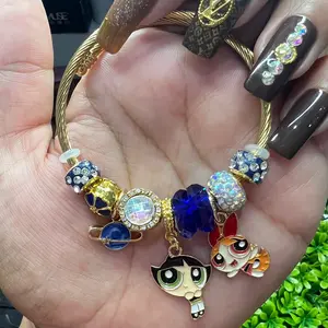 Super Hero adjustable charm bracelet