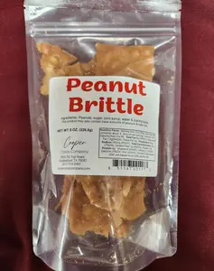 Peanut Brittle 8oz [brittle] [candy] [gifts] [pecan] [pack] [delicious] [sweet]