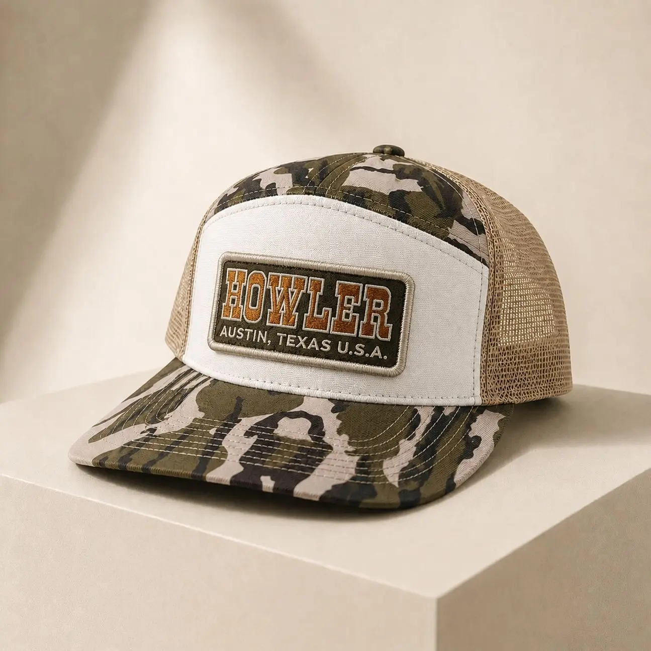 NORIX Classic Letter Embroidery Casual Trucker Hat Breathable Mesh Cap