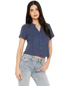 Idyllwind Women's Frisco Button-Down Top - Iwsp25k84-Nvy