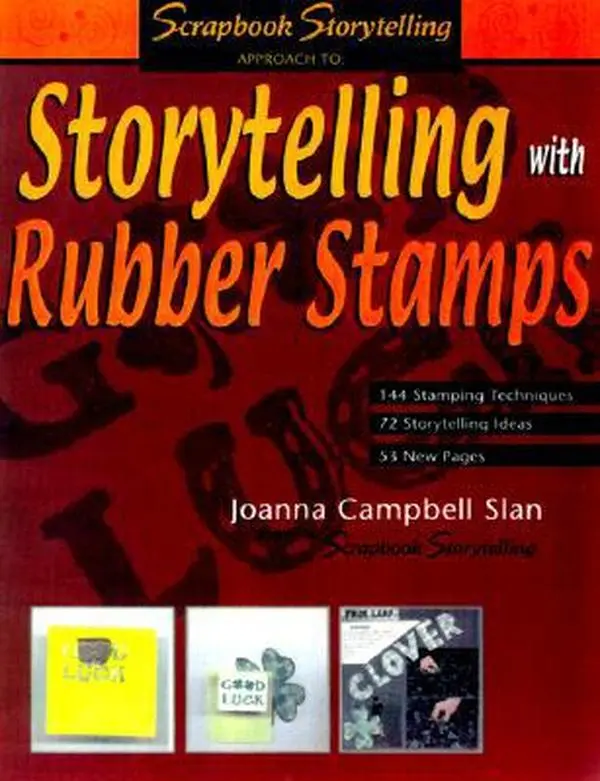 Used Scrapbook Storytelling Book - Storytelling With Rubber Stamps by Joanna Campbell-Slan, Paperback, Scrapbook Pages Ideas, Crafts Resource, Good Condition, 0.8 lbs
