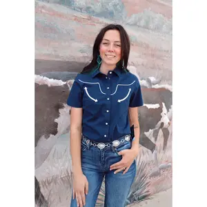 The Kimes Ranch Longhorn Button-Up