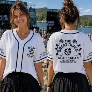 Noah Kahan Baseball Jersey, The Divide Tour Concert Shirt, Country Music Fan Gift QTS GYO