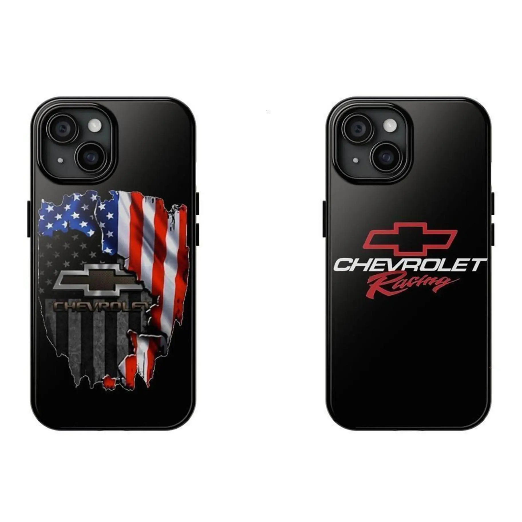 Chevrolet Racing Cover Hard Case Themed Phone Case Premium Texture, Anti-Drop, Anti-Fingerprint For IPhone 17-11, Pro Max, Pro Plus, and Samsung S26-22 Protection Safety