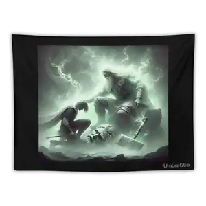 Vinland Saga Indoor Tapestry #6 — An Inspirational, Anime-Themed Home Decor Tapestry, Wall Hanging, and Large Fabric Poster; A Practical and Versatile Gift Choice for Your Boyfriend.