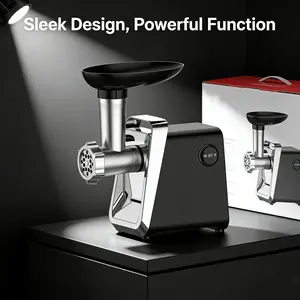 Kitchen electric meat grinder, complementary food processor, fully automatic multifunctional small meat grinder, stainless steel sausage filling machine, meat grinder