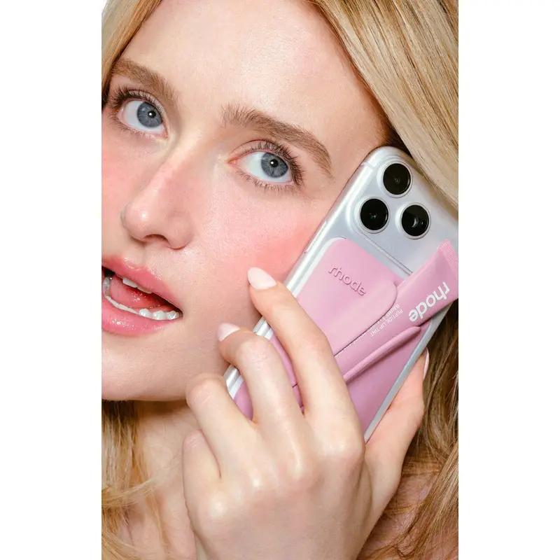 Rhode Ribbon Lip Case for IPhone 11 12 13 14 15 16 Pro Max Plus 17 Air Makeup Lip Gloss Silicone Cover