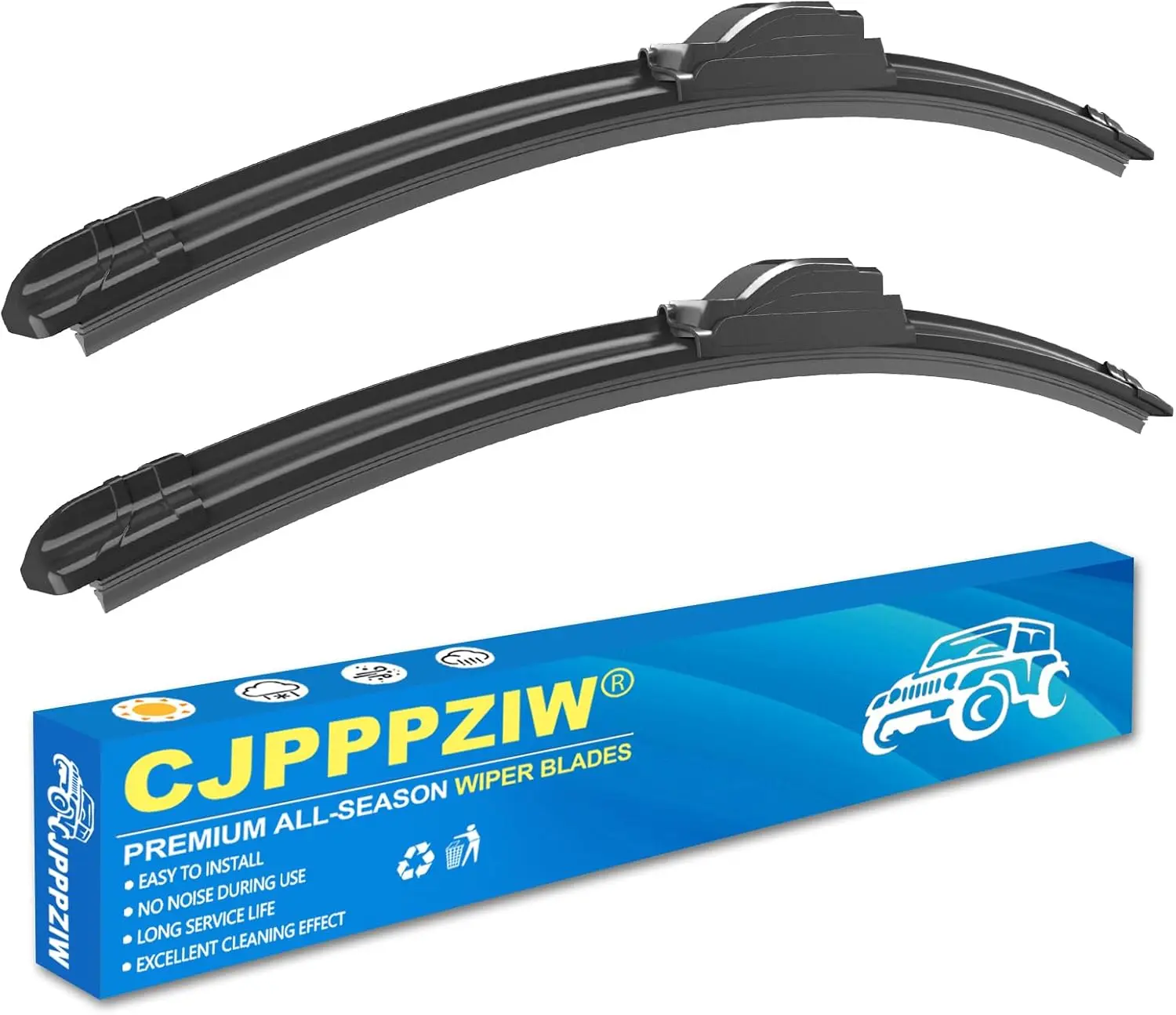 ®   Windshield Wipers"+" Replacement for Honda Accord/ Camry/ Solara,OEM Quality Premium AllSeason Wiper Blades (Set of )