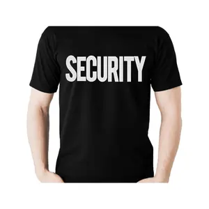 Secure Men S Graphic T Shirt Versatile Cotton Crew Neck Short Sleeve for Casual Events and Safety Guards