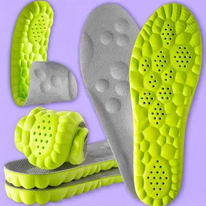 2 Pairs 4D Cloud Sports Insoles, Summer Exclusive Memory Foam Shoe Inserts with Moisture Wicking, Odor Resistance & Arch Support for Summervibes 251242
