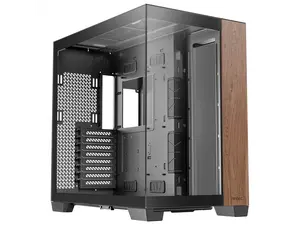Antec C8 Wood, Fans not Included, Wooden Front Panel, Dual-chamber Layout, Type-C, 360mm Radiator Support, Seamless TG Front & Side Panels, RTX 40 compatible, Full-Tower E-ATX PC Case