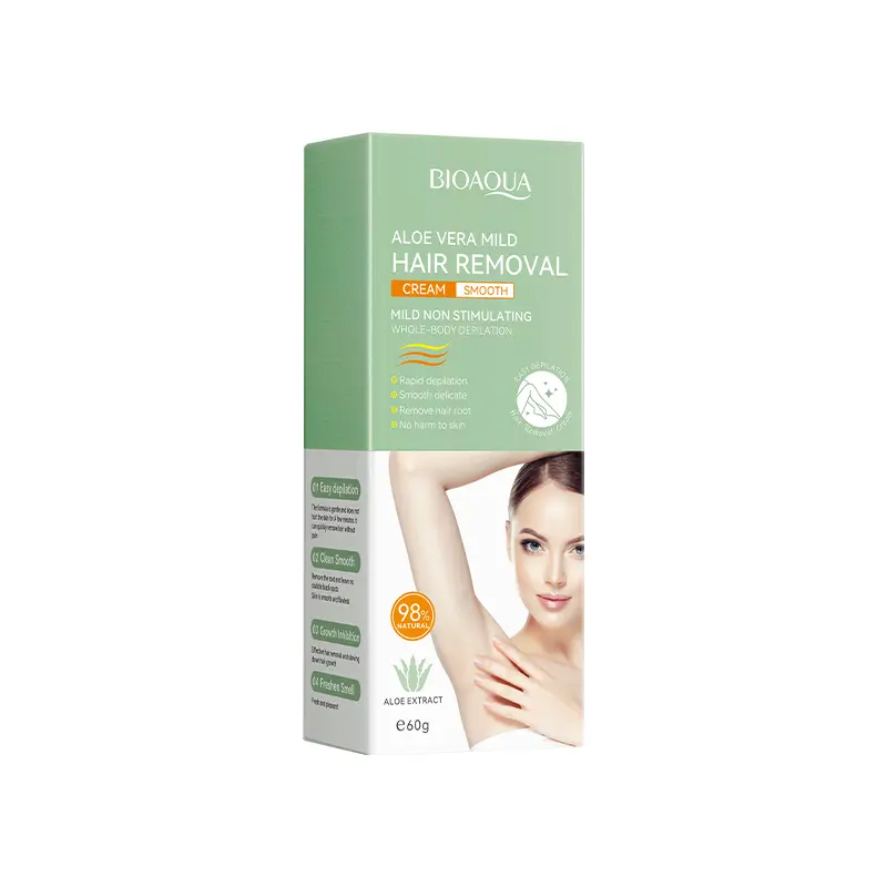 BIOAQUA Aloe Vera Mild Hair Removal Cream Smooth Whole Body Depilation