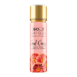 So...? Unique Coral Daisy Body Mist - Perfume for Women - Gourmand Fruity Vanilla Perfume - Gifts for Women - Body Spray for Women - 5.1 oz