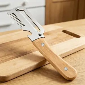 Three-In-One Multi-Functional Stainless Steel Chopper, Home Bottle Opener, Vegetable Fruit Peeler, Kitchen Helper Tool