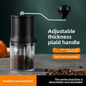 Langkes Portable Manual Coffee Grinder 30g Capacity Conical Burr for Travel Camping Office
