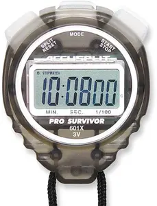 Accusplit A601XSM Pro Survivor Stopwatch with Smoke Case