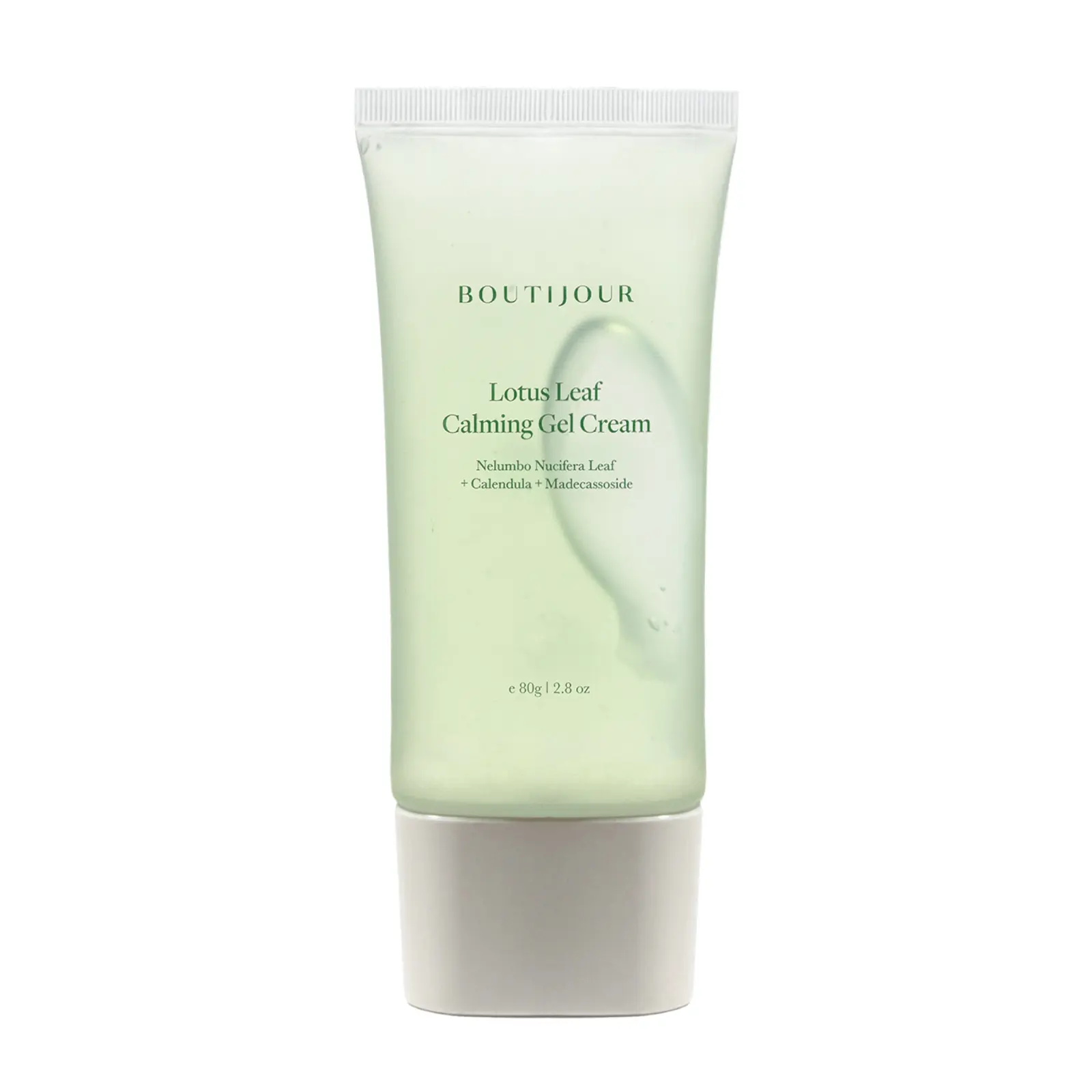 BOUTIJOUR l Lotus Leaf Calming Gel Cream 80g / Daily moisturizing and soothing moisturizer that comforts the sensitive skin leaving a radiant glow