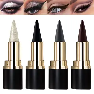 4 Colors Gel Eyeliner Set, Eyeliner Pencils, Easy to Use, Eye Makeup for Women