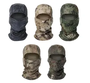 Yeomoo 5PCS Camouflage Balaclava For Summer UV Protection Face Mask For Men Women Unisex Shiesty For Motorcycle Fishing Hiking Cycling Skiing Breathable Neck Gaiter Multifunctional Bandana Windproof Ski Mask summerwins