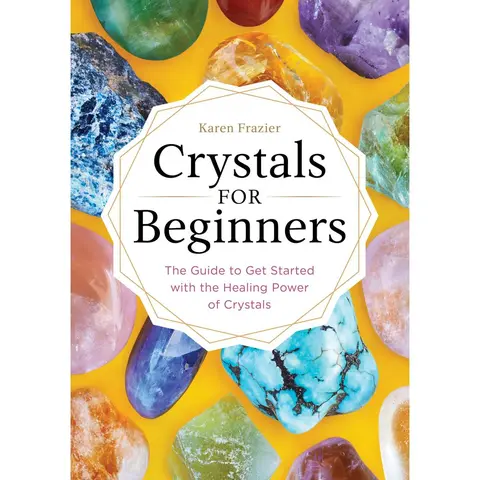 Used Paperback Book - Crystals for Beginners: Karen Frazier's English Guide (Comprehensive Profiles) to Healing Stones, Balance, Top 10 Picks, Mantra + Grid Energy Focus, Stress Relief, Personal Growth, Chakras Reference (0.99 lbs) - Callisto