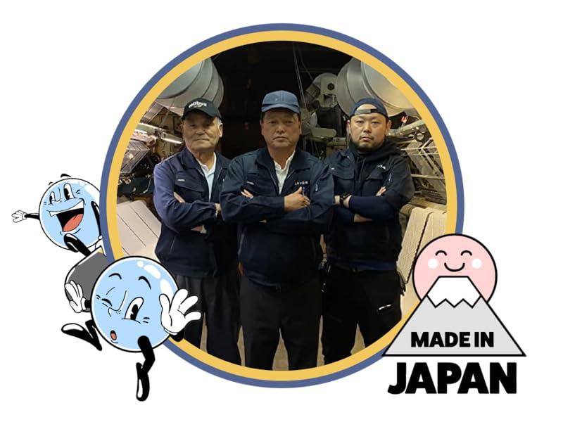 GOSHI Exfoliating Shower Bath Towel - Rip-Resistant Personal Exfoliating Washcloth, Cleaning, Scrubber for All Skin Types - Made in Japan