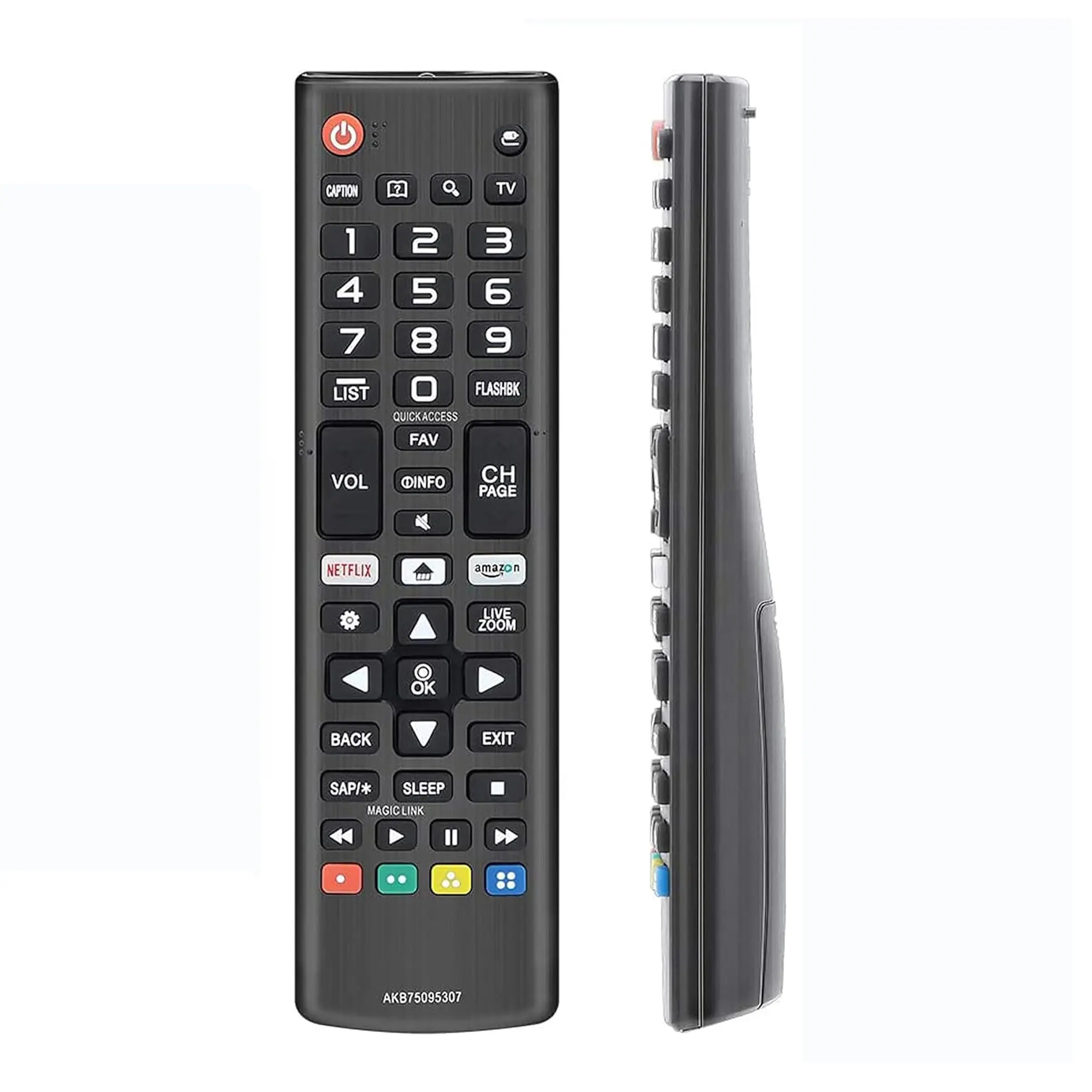 AKB75095307 Wireless Remote Control Replacement fit for LG LED LCD TV 43UJ6500 43UJ6560 49UJ6500 49UJ6560 55UJ6520 55UJ6540 55UJ6580 60UJ6540 24lm520d 24LM520S 28lm520s