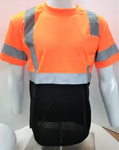 FX Class 3 High Visibilty Orange Short sleeve safety shirt
