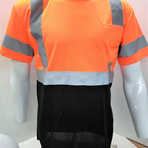 FX Class 3 High Visibilty Orange Short sleeve safety shirt